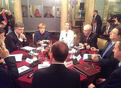 В Милане началась встреча с участием Путина, Меркель и Порошенко (ФОТО)