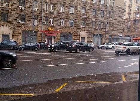 В Москве выпал первый снег