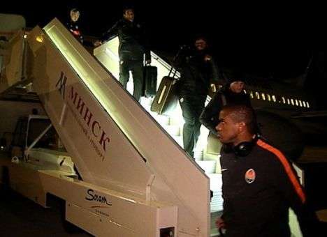 «Шахтер» прибыл в Минск на матч Лиги чемпионов