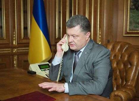 У Порошенко состоялся разговор с президентом РФ