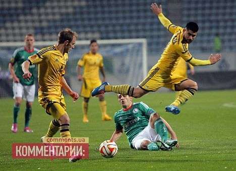 «Металлист» уступил в матче с «Легией» (ФОТО)