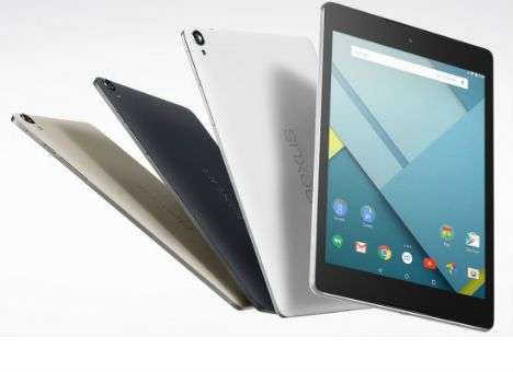 Google определилась с ценой на Google Nexus 9