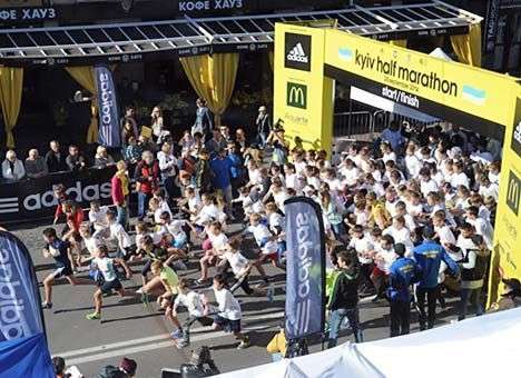 Киевский полумарафон перенесен на весну