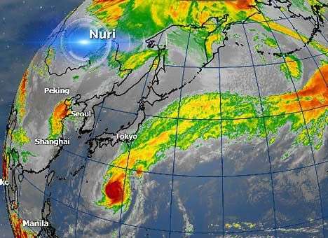 На Японию надвигается 20-й по счету мощный тайфун