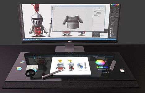 Dell презентовала компьютер с двумя дисплеями
