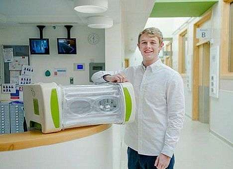 Британский инженер создал надувной инкубатор для младенцев