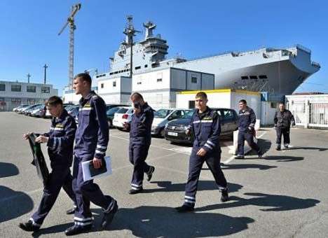 Российским морякам запретили подниматься на борт «Мистраля» во Франции - СМИ