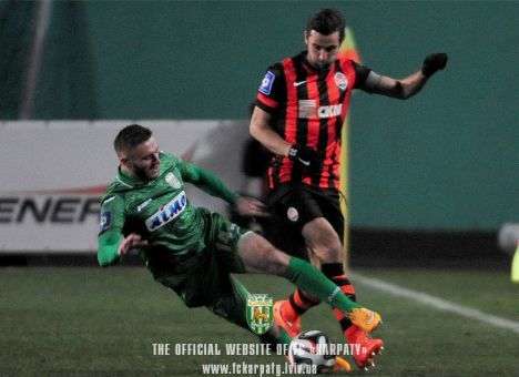 «Шахтер»  во Львове одолел «Карпаты»