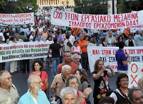 Журналисты начали забастовку в Греции