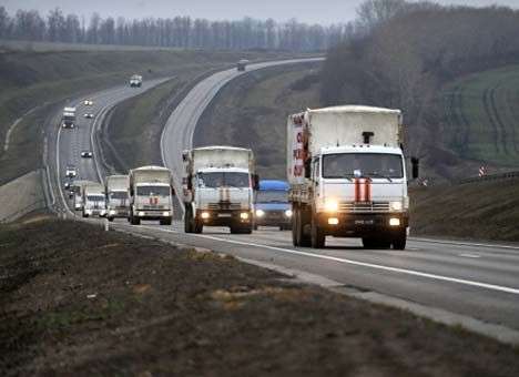 Пограничники не видели и половины гуманитарных грузов РФ - Госпогранслужба
