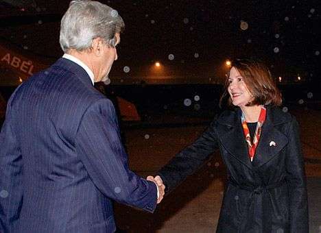 Керри прибыл в Европу, чтобы обсудить новые санкции против РФ