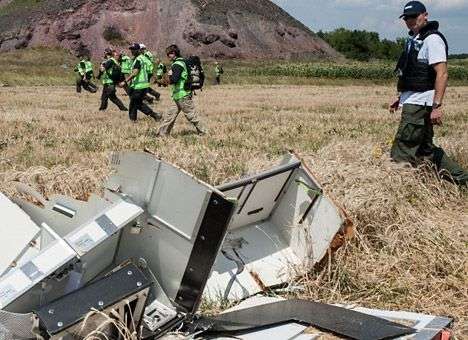 Первые грузовики с обломками «Боинга-777» выехали из Харькова в Нидерланды