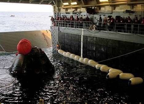 Корабль Orion доставили в порт Сан-Диего