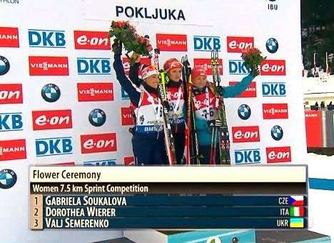 Валентина Семеренко добыла бронзу в Поклюке