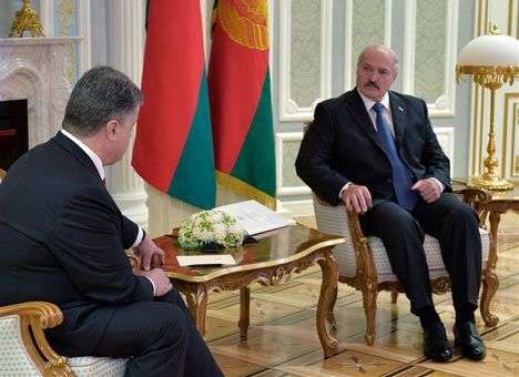 Сегодня Порошенко встретится с Лукашенко