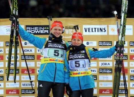 Украинские биатлонисты выиграли Рождественскую гонку в Германии (ВИДЕО)