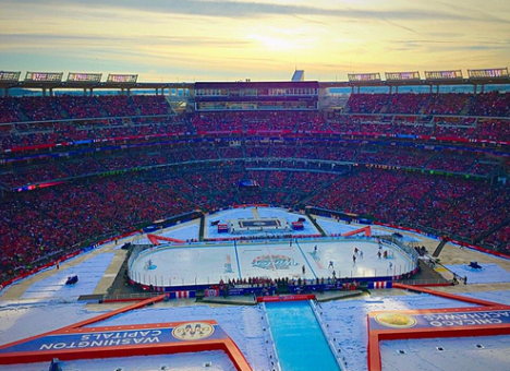 В матче под открытым небом «Вашингтон» одолел «Чикаго» (ВИДЕО)