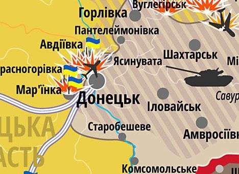 В СНБО назвали пути для въезда-выезда из зоны АТО (КАРТА)