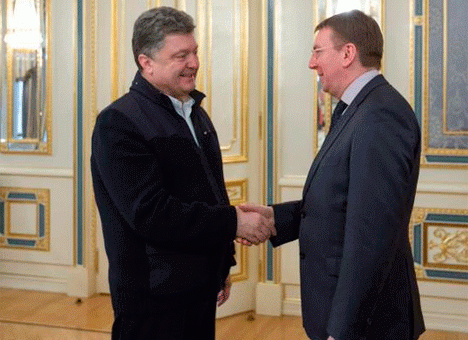 Порошенко рассказал главе МИД Латвии о своих надеждах (ФОТО)