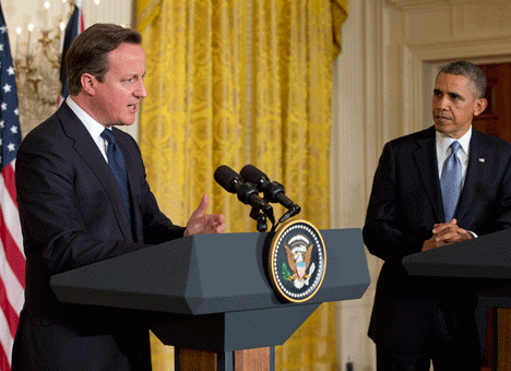 Кэмерон и Обама поговорят об Украине и лихорадке Эбола