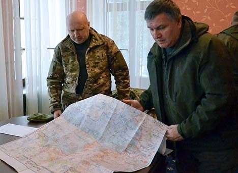 Турчинов выехал из Харькова в зону АТО – СНБО