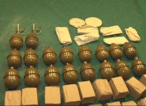 В центре Одессы задержали мужчину с целой сумкой гранат  (ФОТО, ВИДЕО)