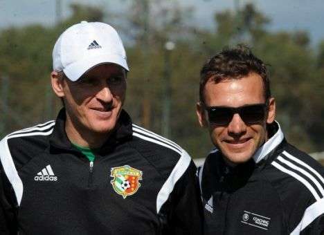 Шевченко побывал на тренировке «Ворсклы» (ФОТО)