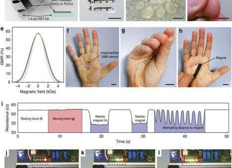 Ученые разработали электронную кожу, реагирующую на магнитные поля