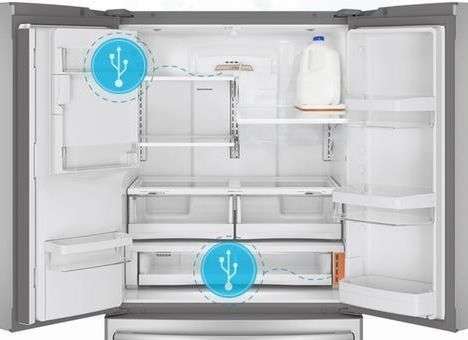 «Умный холодильник» от GE покажет остатки продуктов на смартфоне (ФОТО)