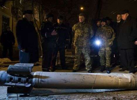 Президент ночью обошел обстрелянный Краматорск (ФОТО)