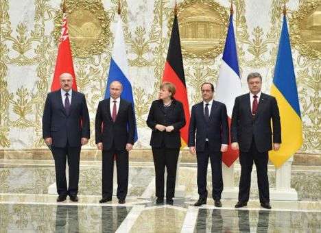 Опубликованы снимки Минской декларации «нормандской четверки» (ДОКУМЕНТ)