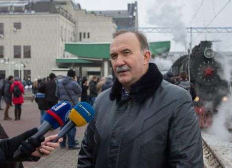 Кривопишин: ЮЗЖД устроила экскурсию Киевом на ретро-поезде для переселенцев с детьми