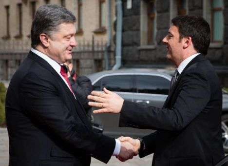 Порошенко просит итальянского премьера решить «болезненную проблему»
