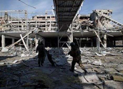 В донецком аэропорту остаются тела, вероятно бойцов АТО