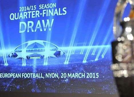 Результаты жеребьевки 1/4 финала Лиги Чемпионов