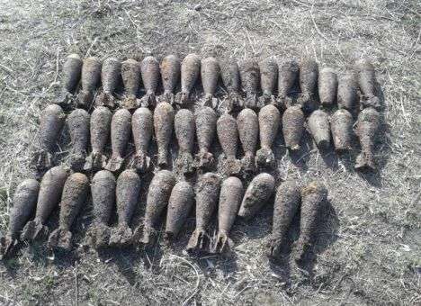 На Харьковщине взорвались почти три тысячи снарядов времен ВОВ