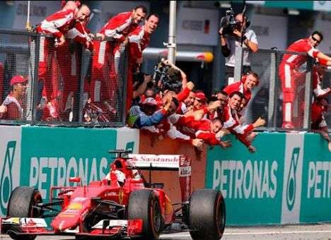 Формула-1: Феттель лучший на Гран-при Малайзии (ВИДЕО)