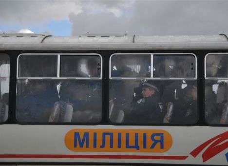 В центр Киева с самого утра стягивают милицию
