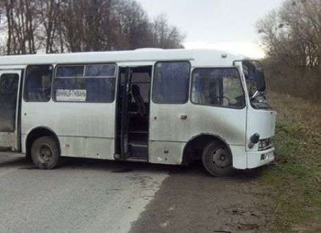 Пассажирский автобус врезался в авто на Виннитчине (ФОТО)