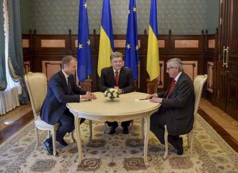 Президент ЕК в Киеве назвал Украину «родной» для ЕС