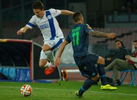 Как «Днепр» в Неаполе удивил футбольную Европу (ВИДЕО)