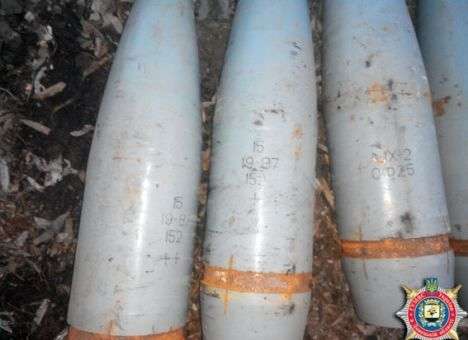 На СТО Донетчины торговали артснарядами (ФОТО)