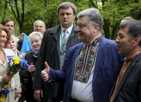 Порошенко покидает Ригу довольным