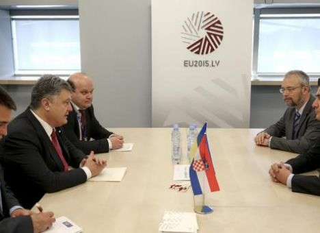 Украине необходим опыт хорватов в вопросе переселенцев, - Порошенко