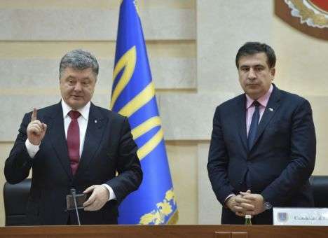 Порошенко представил Саакашвили в качестве губернатора Одесщины