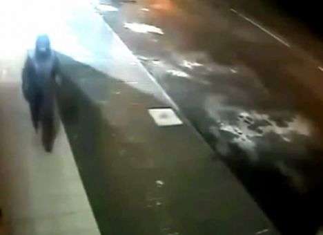 Опубликовано видео ночного взрыва в Киеве (ВИДЕО)