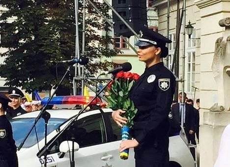 Невестка генерала Кульчицкого стала инспектором полиции во Львове (ФОТО)