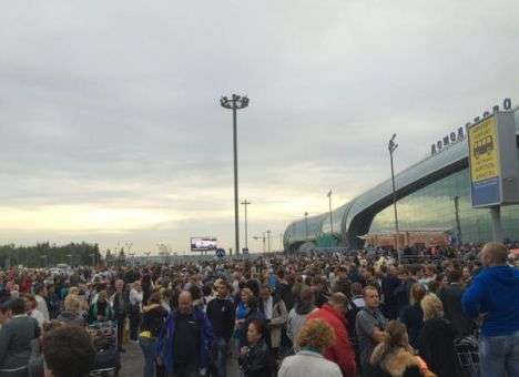 Опубликовано видео пожара в аэропорту «Домодедово» (ВИДЕО)