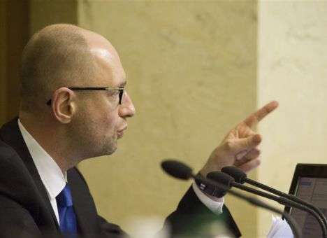 Яценюк ответил на обвинения Саакашвили