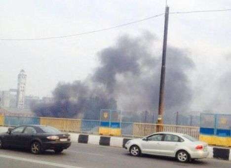 Пожар в Харькове: город затянуло густым дымом (ФОТО)